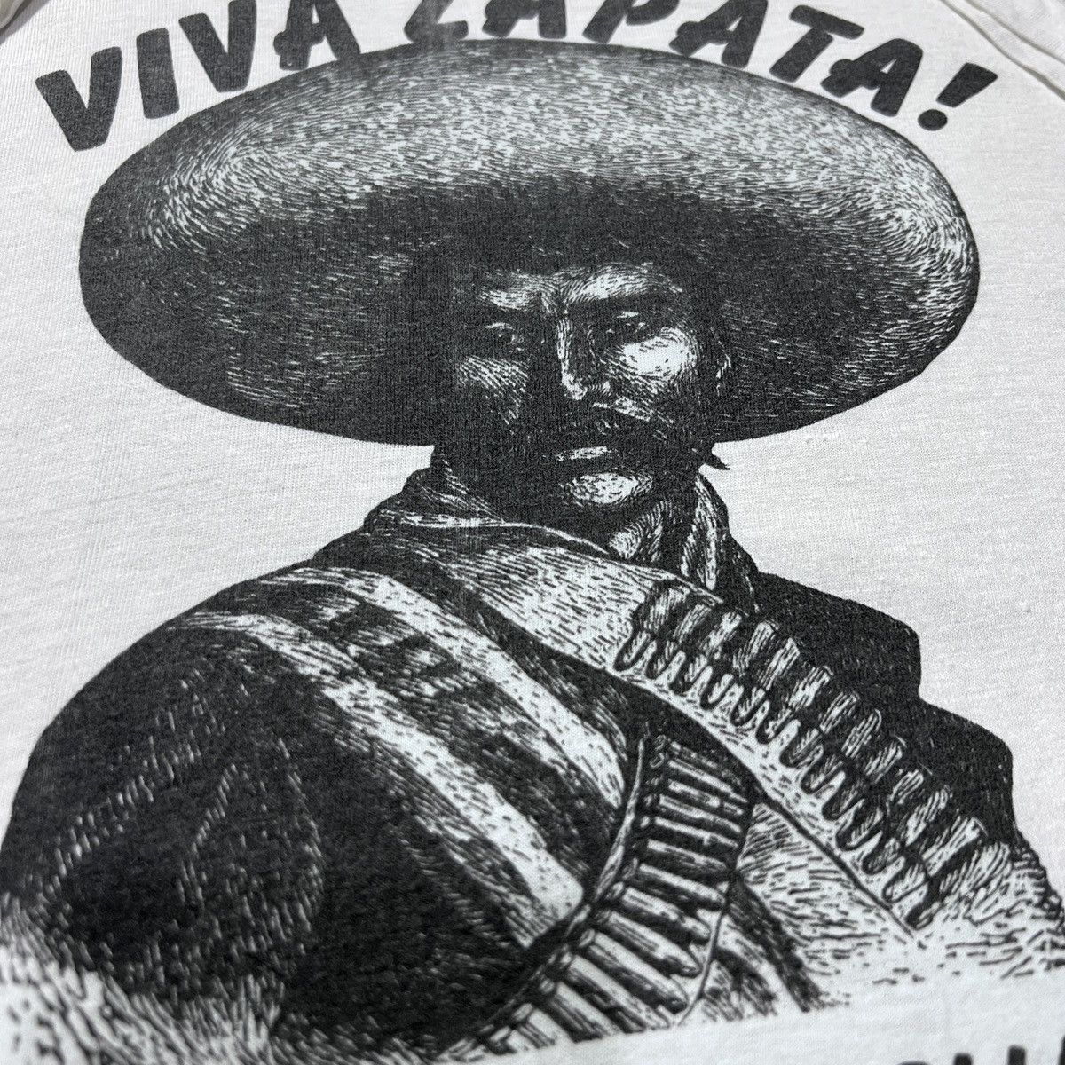 Rage Against The Machine Vintage 90s Villa Zapata Mexican revolutionary Tee EZLN Size US XL / EU 56 / 4 - 6 Thumbnail