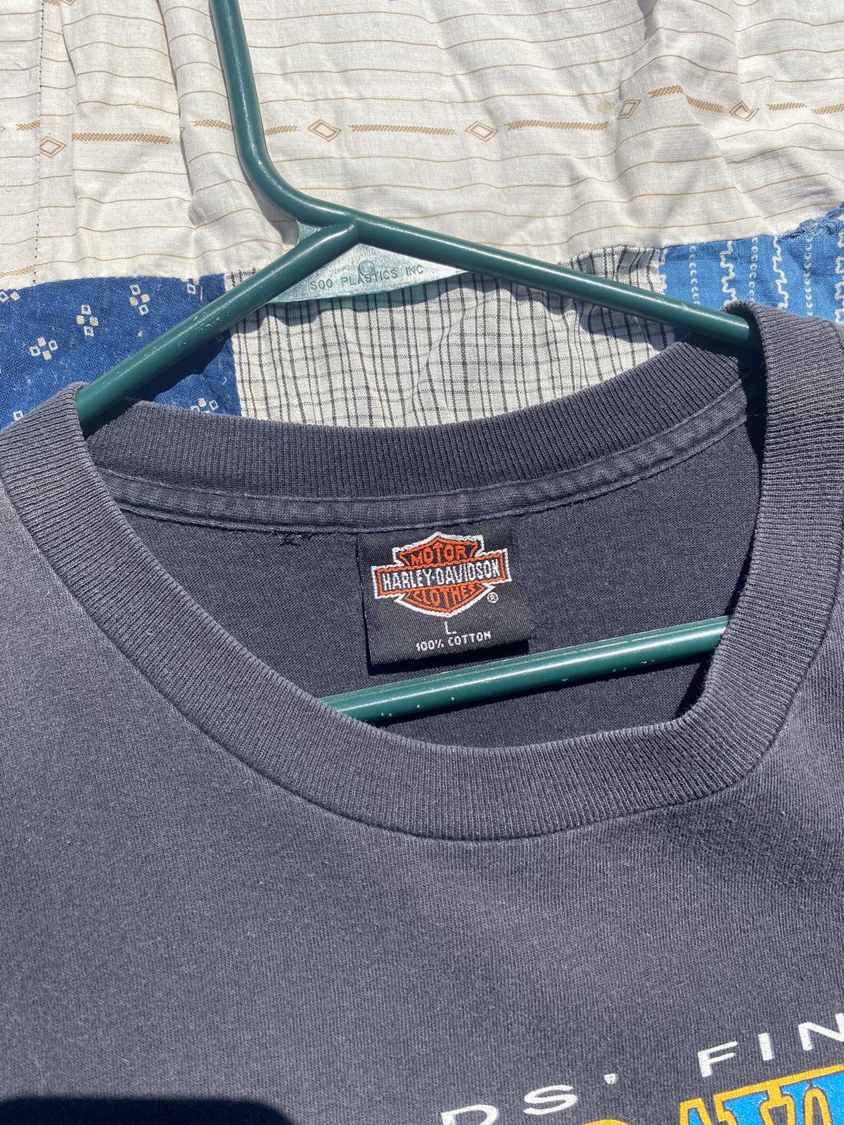 Harley Davidson Vintage 1992 Harley Davidson Milwaukee Big Eagle Faded Tee Size US L / EU 52-54 / 3 - 4 Thumbnail