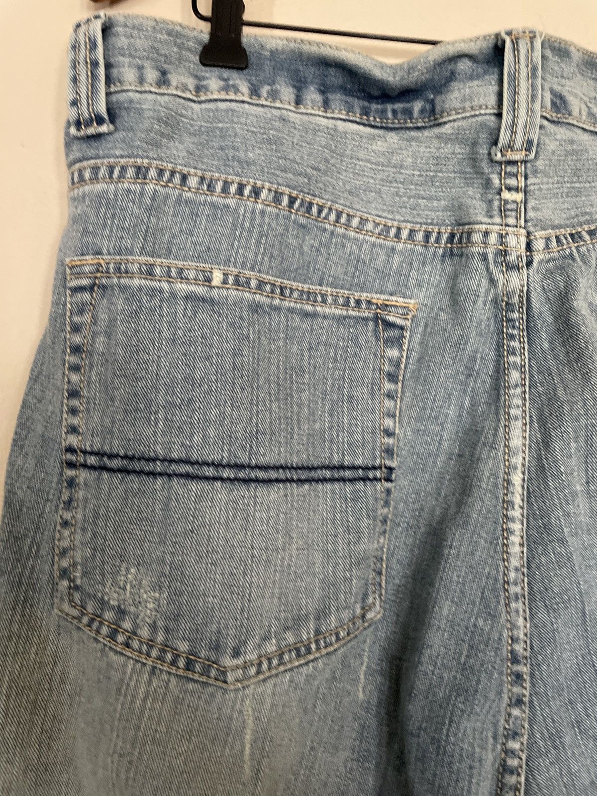 Fubu × Southpole Crazy FUBU Platinum Y2K Wide Leg Baggy Jorts Denim Shorts 40 Size US 40 / EU 56 - 7 Thumbnail