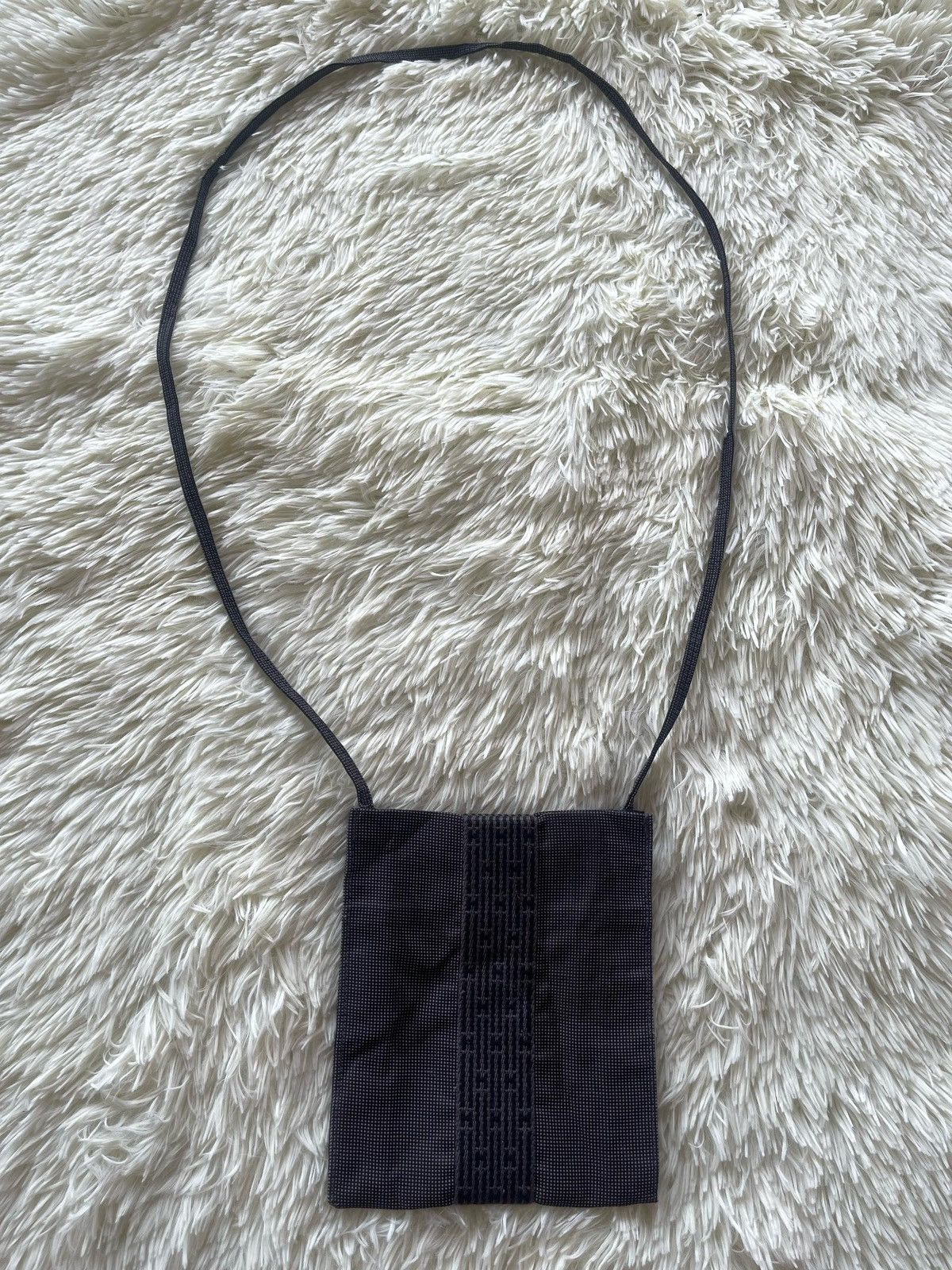 Hermes × Vintage Hermes Toile Herline Pochette Crossbody Bag Size ONE SIZE - 12 Thumbnail
