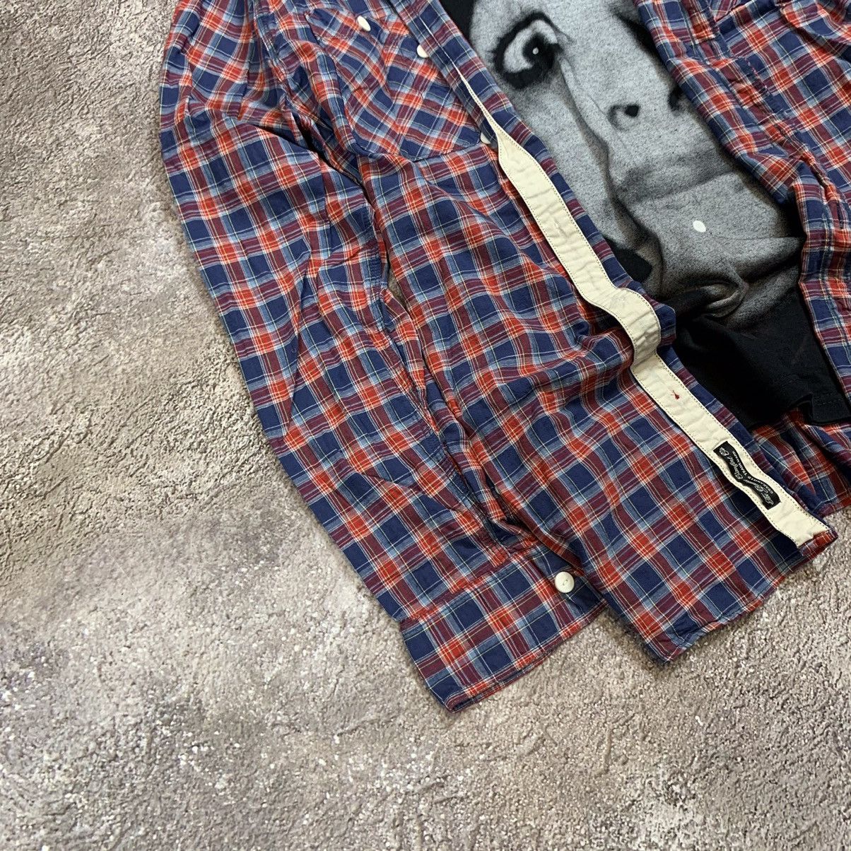 Vintage Vintage 90s Grunge Plaid Shirt Graphic Print Oversized XL Size US XL / EU 56 / 4 - 2 Thumbnail
