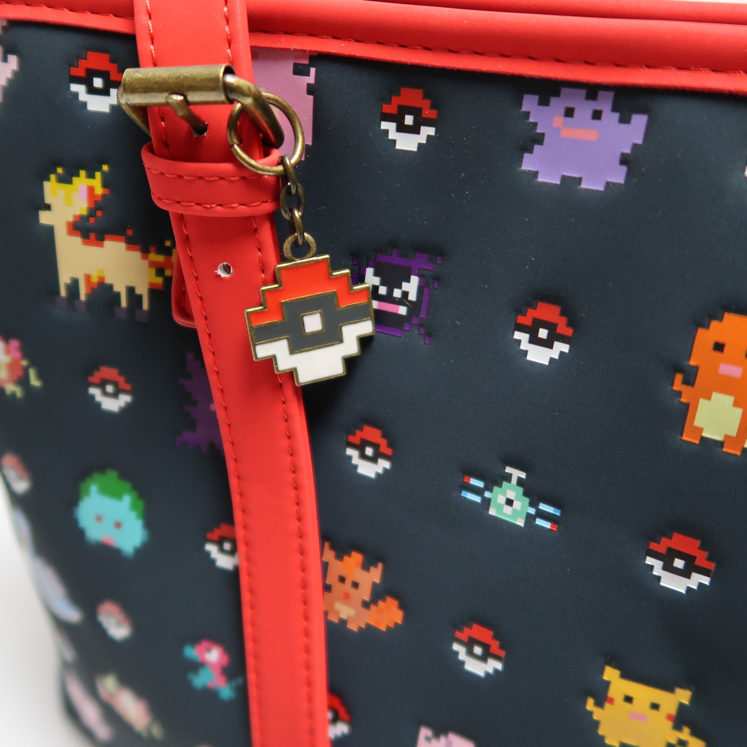 image of Pokemon Pokémon Center Loungefly Pikachu Black Tote, Women's