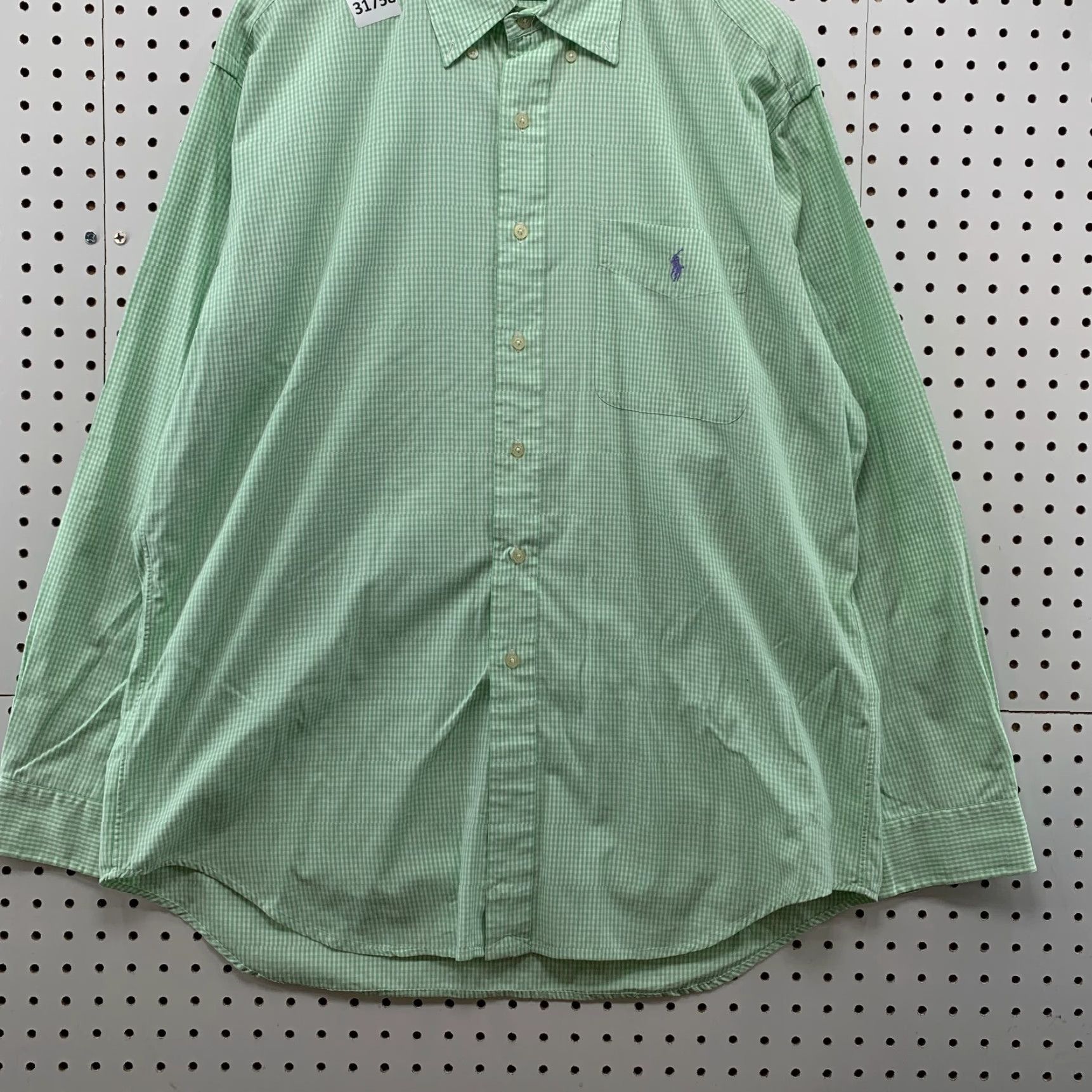 Ralph Lauren Ralph Lauren Golf Button Down Pocket Shirt Mens L Tilden Mint Green 26x33.5 Size US L / EU 52-54 / 3 - 6 Thumbnail
