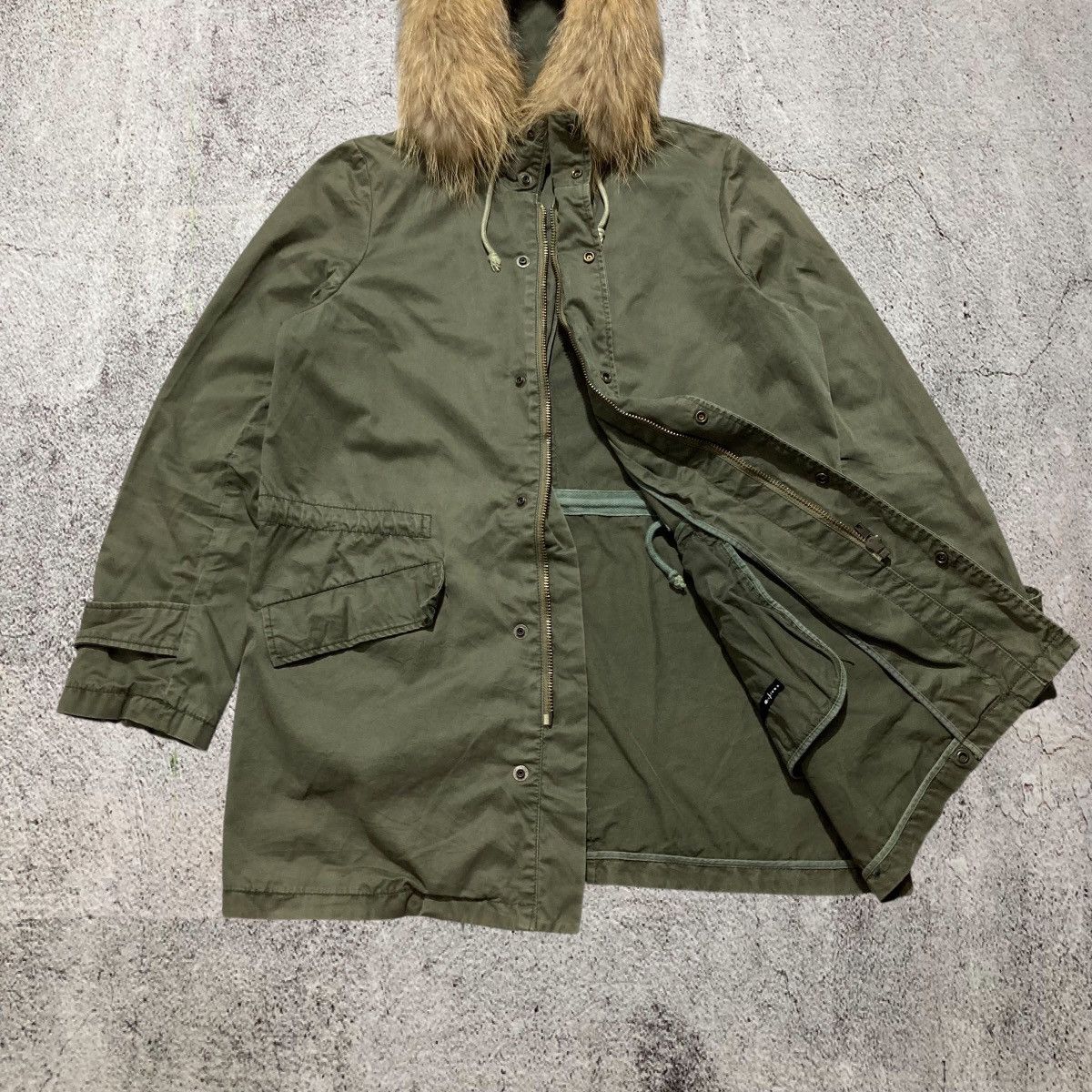 Japanese Brand 2000s Archives Japanese Parka Fur Jacket Military Green Army Size US M / EU 48-50 / 2 - 10 Thumbnail