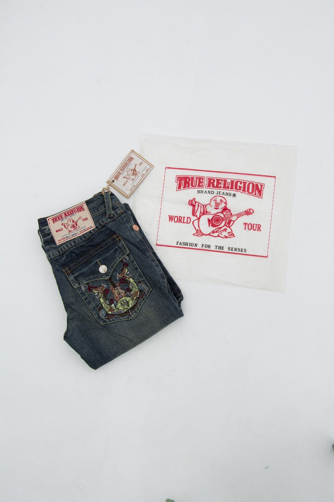 True Religion × Vintage New True Religion Jeans Denim faded pants y2k hype Size US 38 / EU 54 - 11 Thumbnail