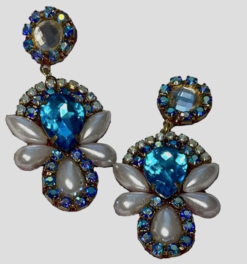 Vintage Vintage Art Deco Czech Crystal Chandelier Vintage Earrings Size ONE SIZE - 3 Thumbnail