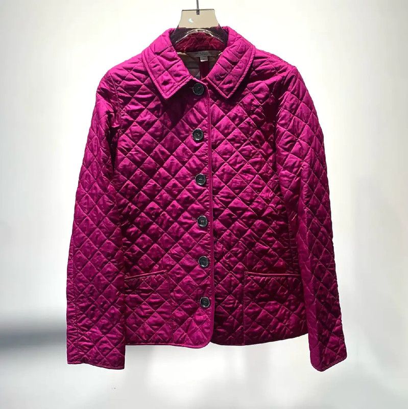Burberry Burberry Women's Pink Cotton Quilted Jacket Size S / US 4 / IT 40 - 1 Thumbnail