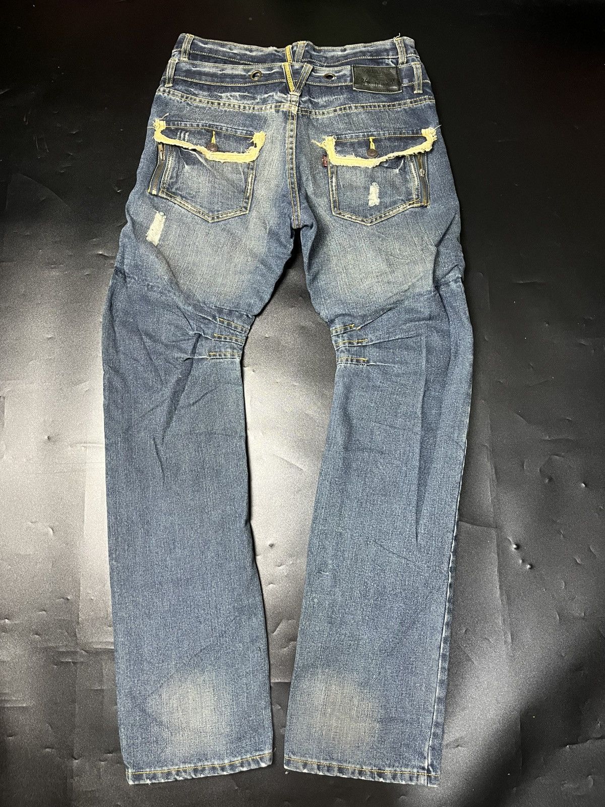If Six Was Nine × Japanese Brand × Le Grande Bleu (L.G.B.) Japanese Solberry Double Wist Gimmick Zipper Size US 31 - 2 Thumbnail