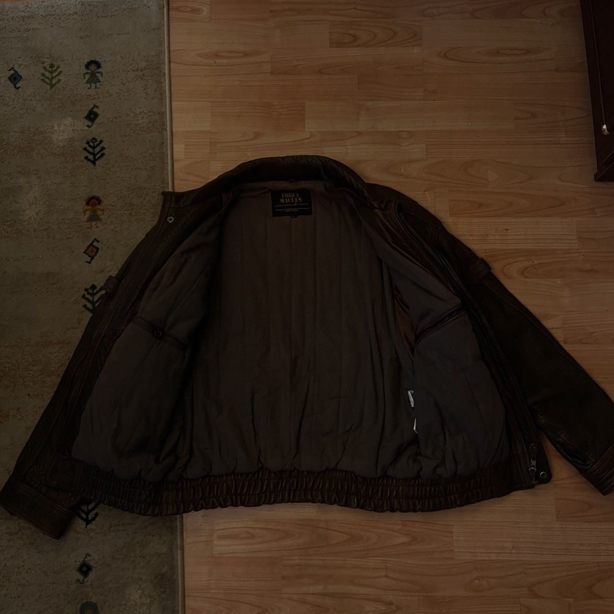Kadoya Kadoya Force Macees Racing Sheepskin Flight Jacket Size US L / EU 52-54 / 3 - 7 Thumbnail