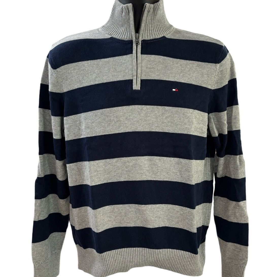 Tommy Hilfiger Tommy Hilfiger Sweater Gray Size Medium Size US M / EU 48-50 / 2 - 1 Thumbnail