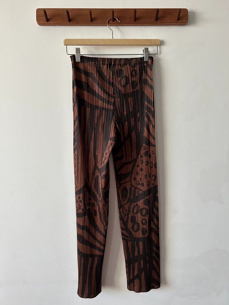 Issey Miyake Issey Miyake size:1 Brown pleated pants Size 42" / US 20 - 2 Thumbnail