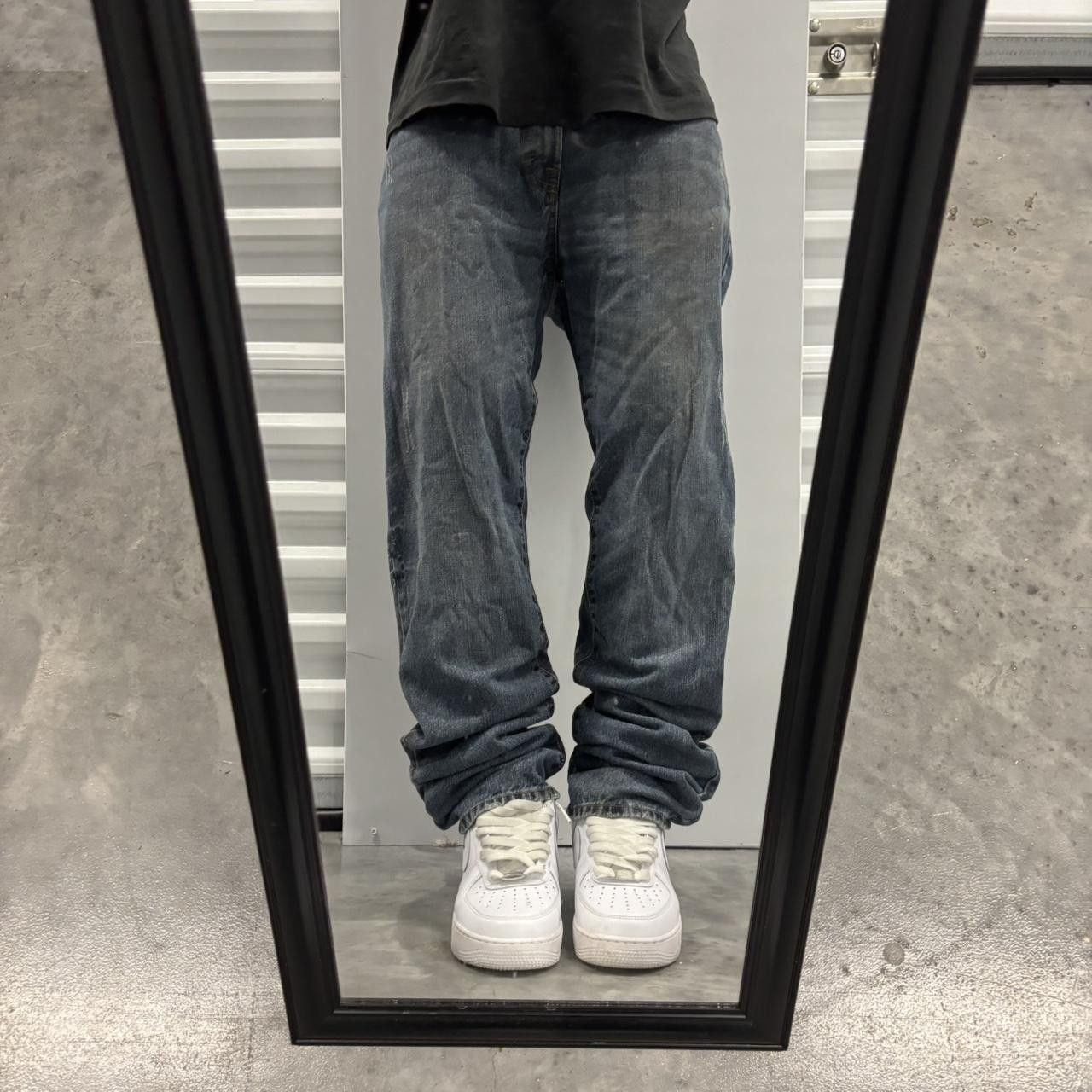 Japanese Brand × Streetwear × Vintage Crazy Vintage Y2K/2000s Grunge Dark  Wash Denim Jeans! | Grailed