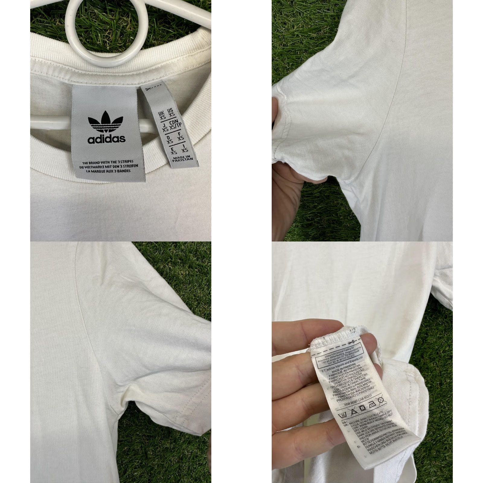Adidas ADIDAS CLASSIC ORIGINAL 2018 MEN T-SHIRT SHORT SLEEVE SHIRT XS WHITE JERSEY 100% COTTON ORIGINAL PROD DV1576 IGORON93 Mens Size US XS / EU 42 / 0 - 8 Thumbnail