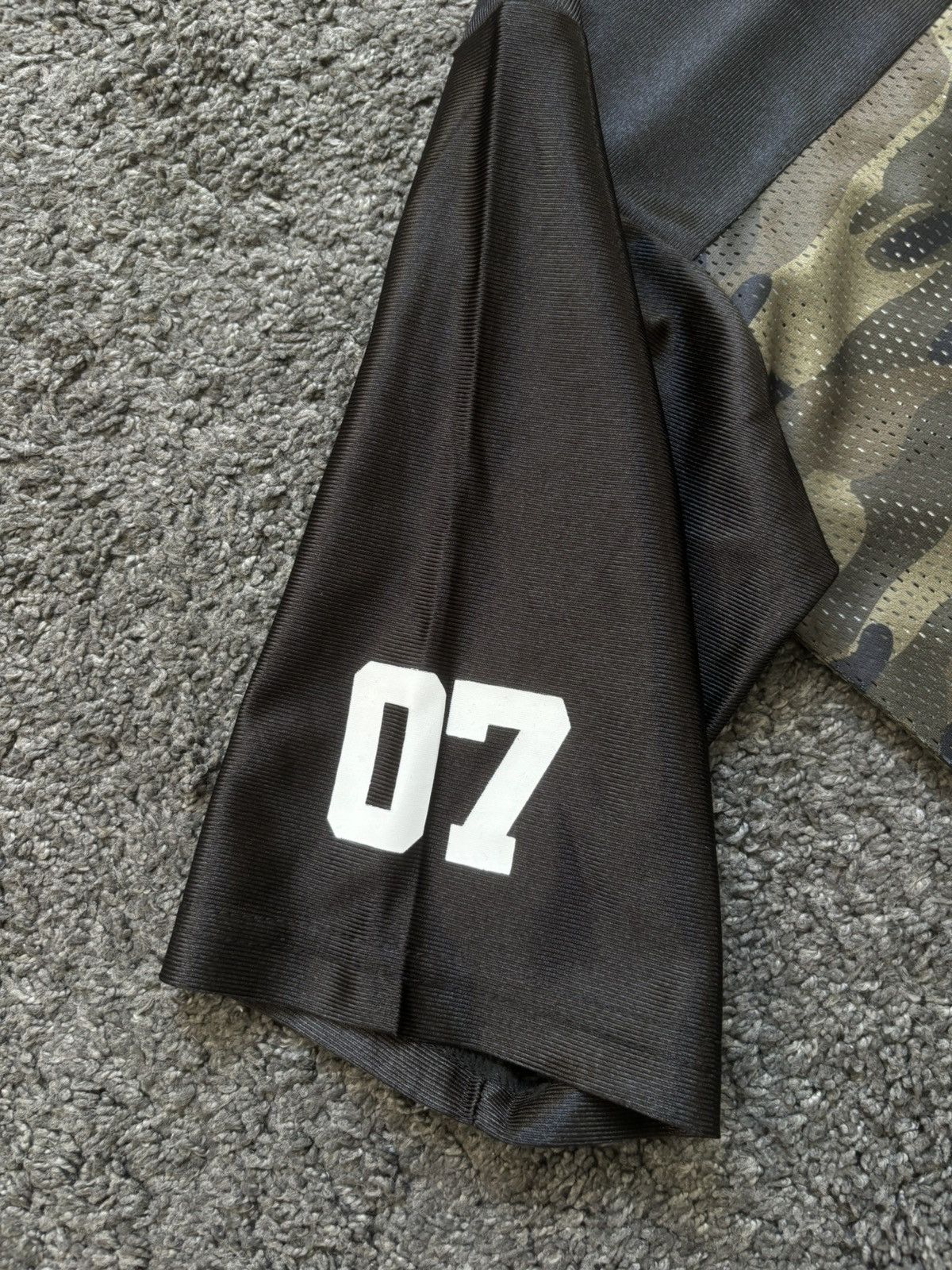 Vintage Vintage oversize unisex military black 07 football jersey Size US M / EU 48-50 / 2 - 7 Thumbnail