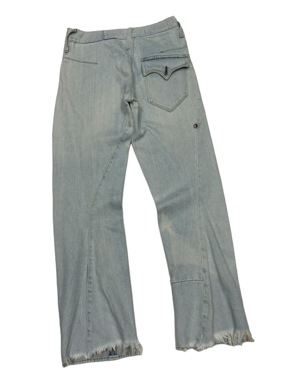 Levi's 🔥LEVIS RED FLARE DISTRESSED DENIM JEANS Size 27" / US 4 / IT 40 - 4 Thumbnail