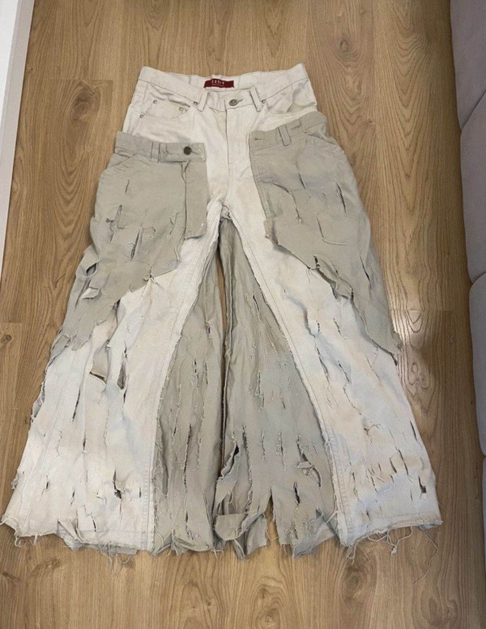 Handmade × Japanese Brand rare distressed archival pants Size US 33 - 7 Thumbnail