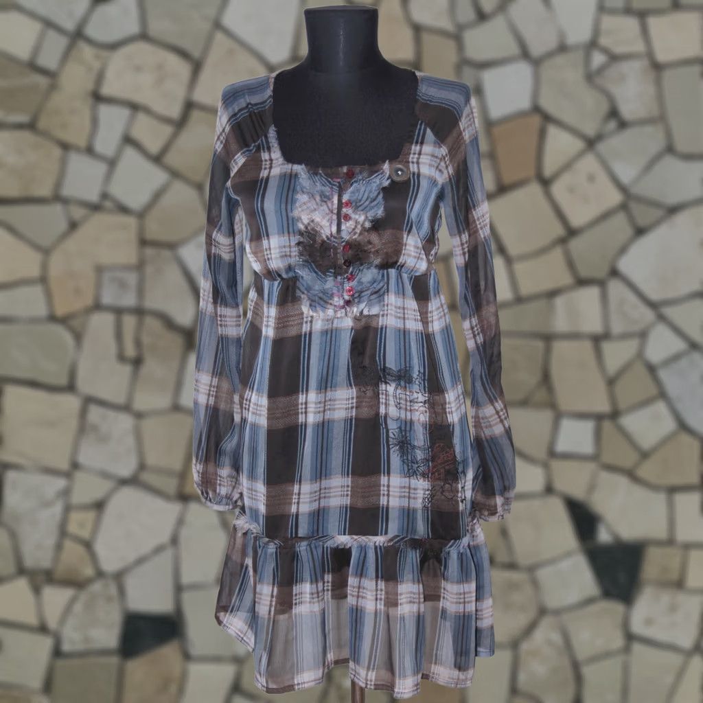 Desigual Desigual Dress 38 Green Midi A-Line Womens Size XS / US 0-2 / IT 36-38 - 1 Thumbnail