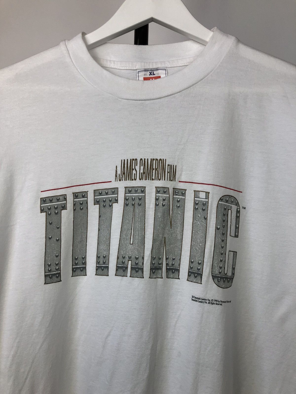 Vintage A James Cameron film Titanic 1998 vintage t shirt Size US L / EU 52-54 / 3 - 2 Thumbnail