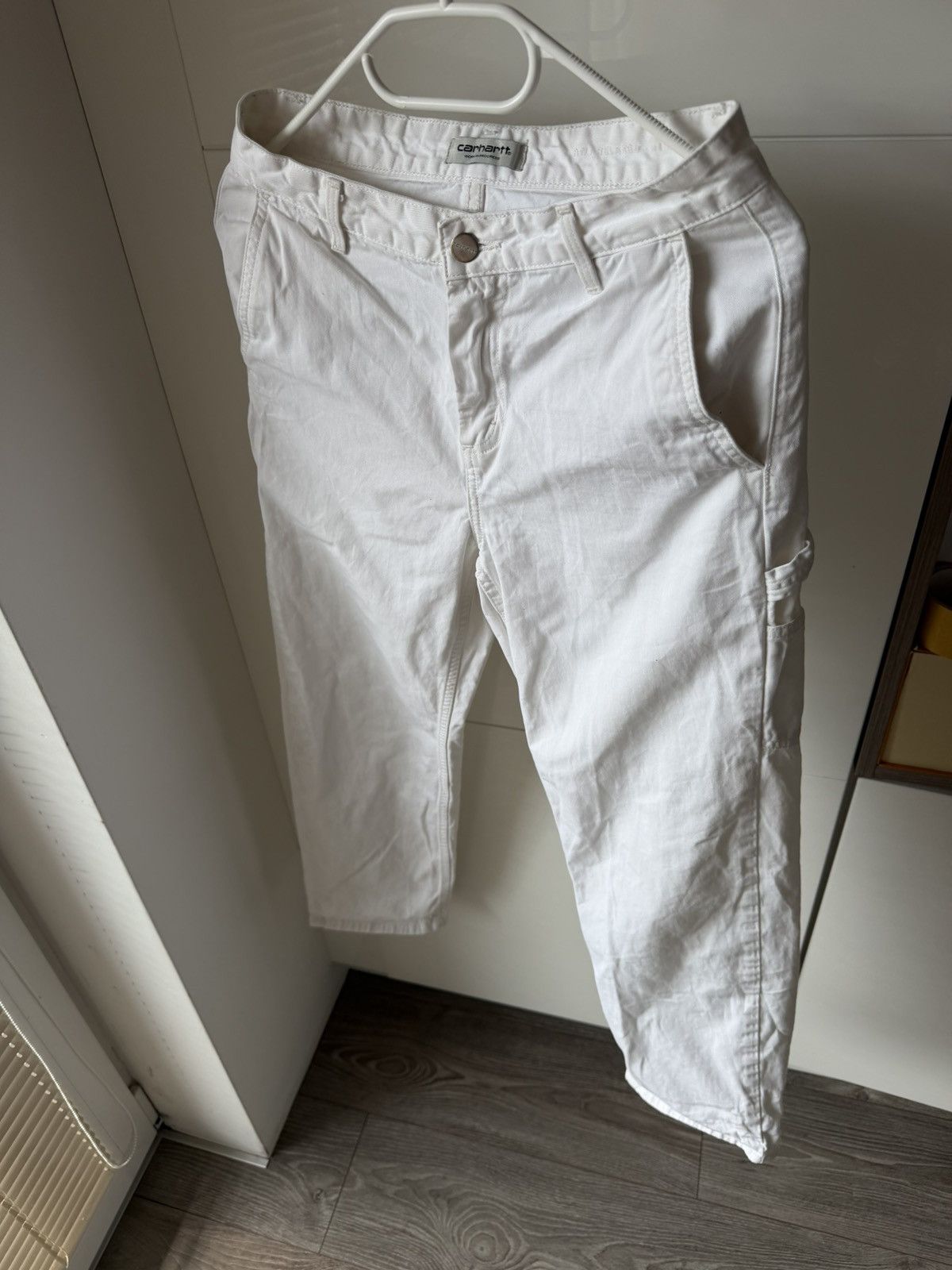 Carhartt ‼️Carhartt Wip Regular Cargo Y2k Box Logo Rap Pants‼️ Size US 26 / EU 42 - 14 Thumbnail