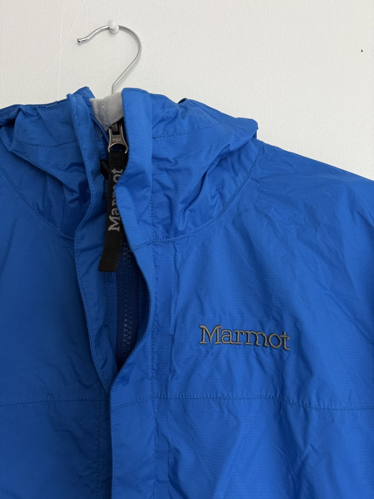 Marmot Marmot Rain Jacket Packable Waterproof Nylon Shell Hood Blue Size S / US 4 / IT 40 - 5 Thumbnail