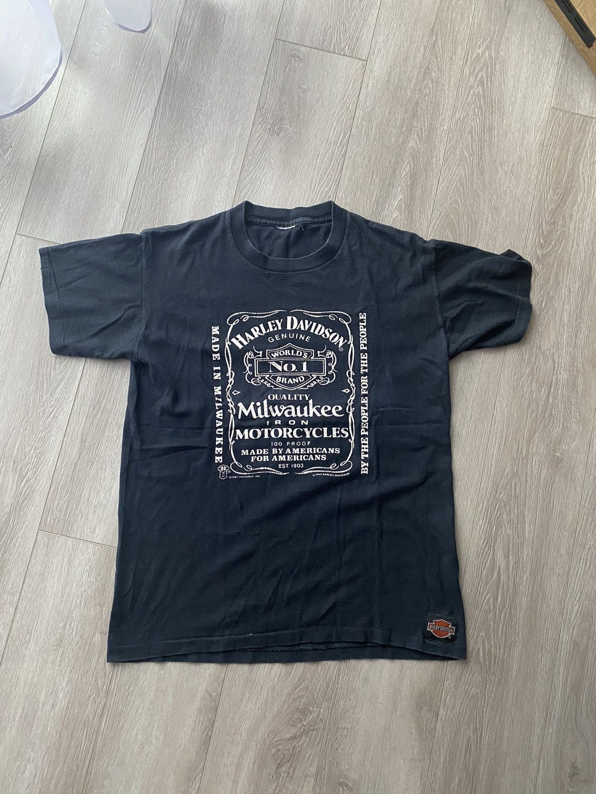 Harley Davidson × Vintage Vintage 1987 3D Emblem One Hot Piece of 
