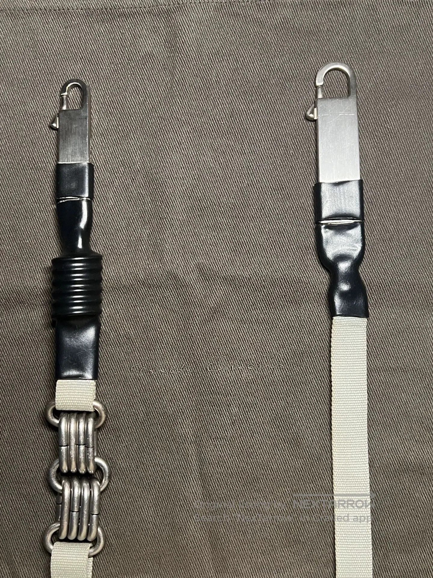 Rick Owens Rick Owens Silver Leather Crossbody Bag. Size ONE SIZE - 7 Thumbnail
