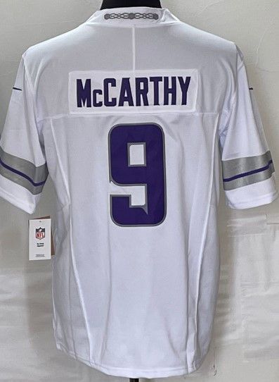 Other Men Vikings 9 J.J. McCarthy White 2024 Jersey Size US S / EU 44-46 / 1 - 1 Thumbnail