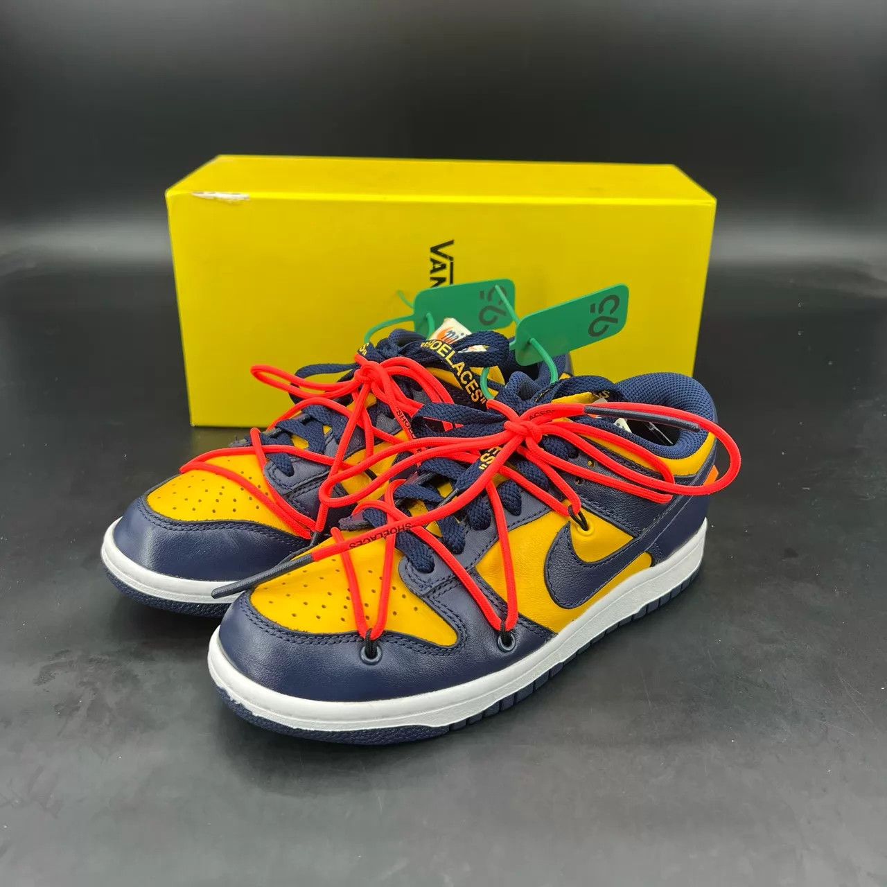 Nike ow dunk Obsidian 37.5 1wear 99new boxed Size US 7 / IT 37 - 1 Thumbnail