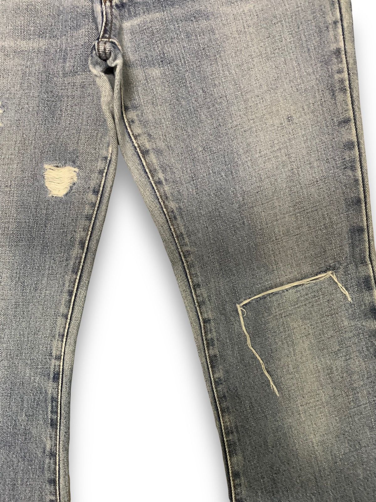 Edwin Vintage Edwin XJeans 400 Flared Bell Bottom Distressed Jeans Size US 28 / EU 44 - 8 Thumbnail