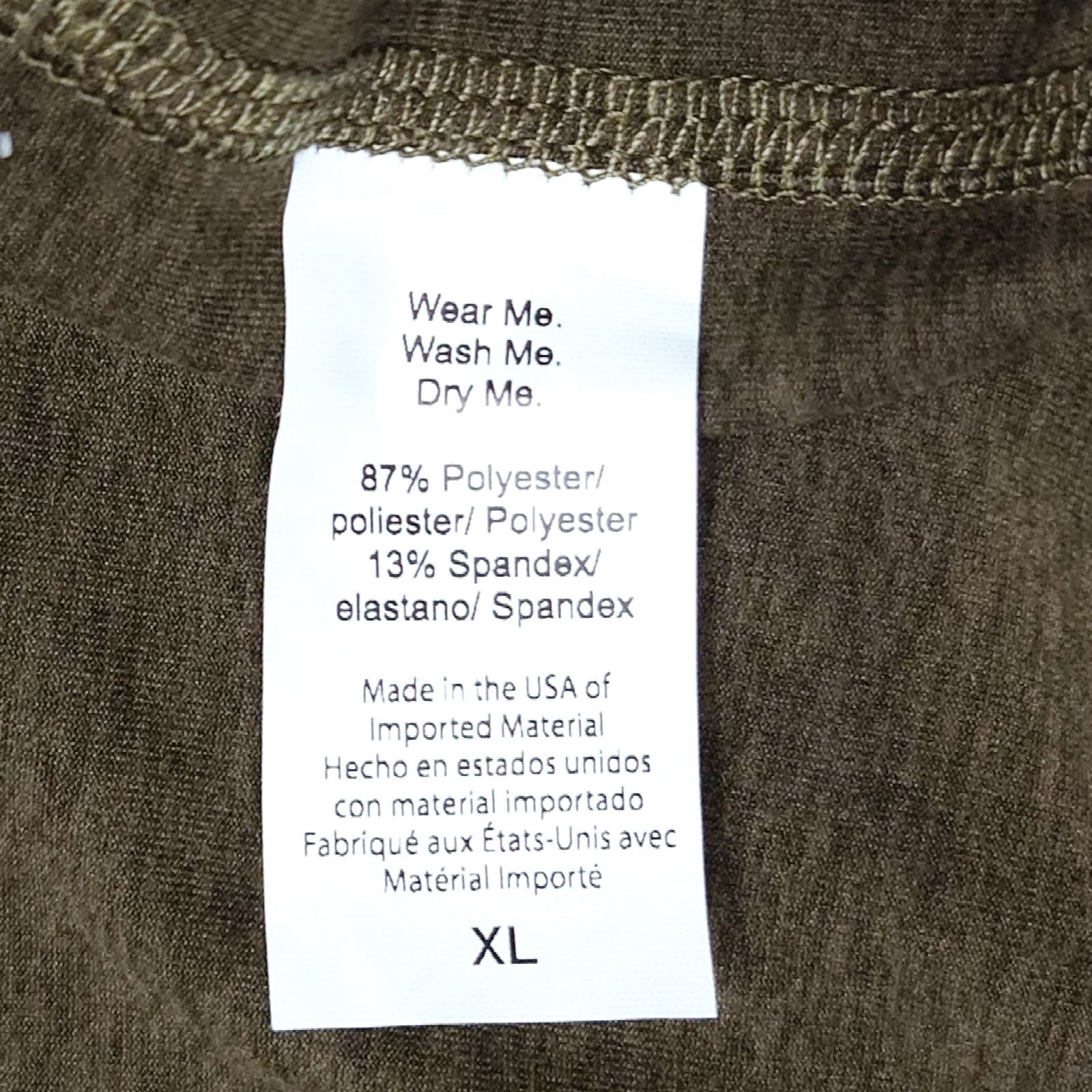 Beyond Yoga NWT Beyond Yoga One Shoulder Cropped Tank Sz. XL 14-16 Olive Size XL / US 12-14 / IT 48-50 - 3 Thumbnail