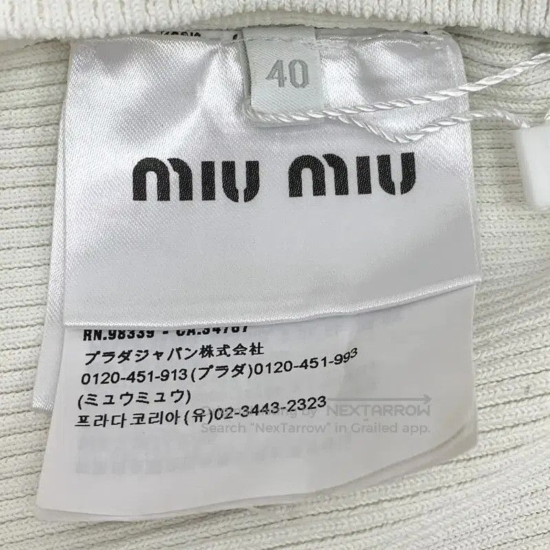 Miu Miu Miu Miu Color Block Cropped Sweater . Size M / US 6-8 / IT 42-44 - 6 Thumbnail