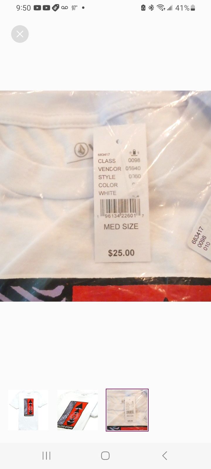 Volcom Volcom Within T-Shirt Size US M / EU 48-50 / 2 - 3 Thumbnail