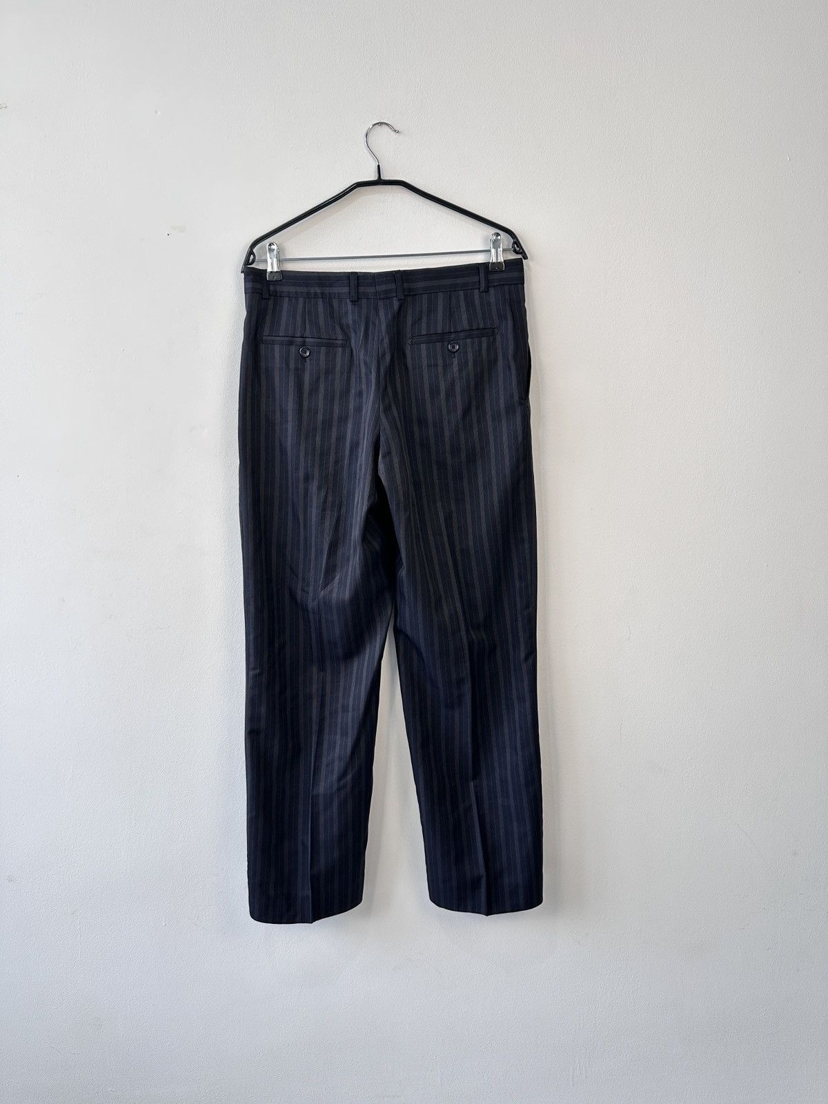 Armani Collezioni Armani Collezioni Italy Striped Trousers Flat Front Size 48 Size US 32 / EU 48 - 8 Thumbnail