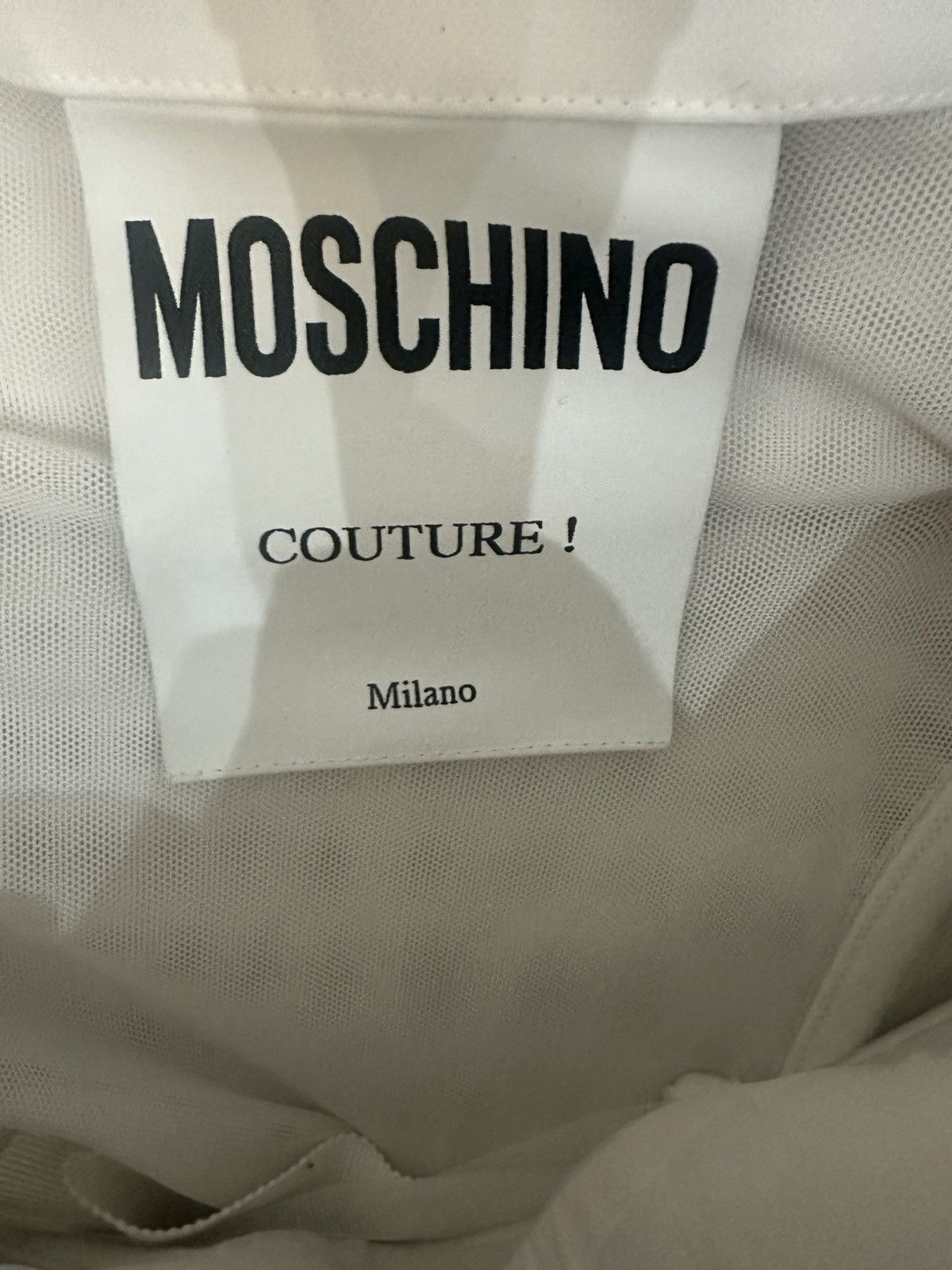 Jeremy Scott Mochino couture SS20 “Woman in a hat” by Jeremy Scott Size S / US 4 / IT 40 - 15 Thumbnail