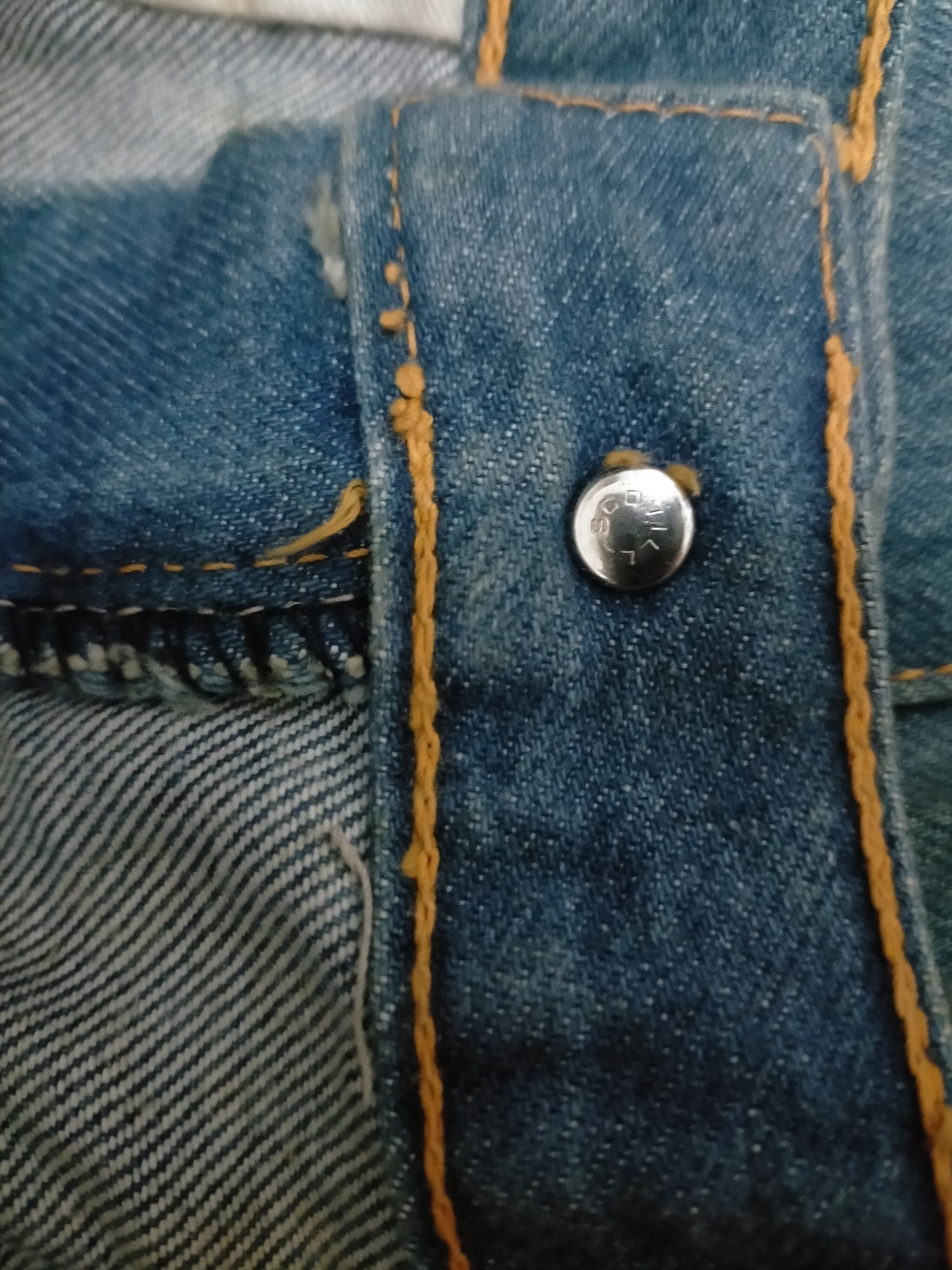 Edwin × Vintage 🔥Vintage 🔥Rare Edwin 1072 Baggy Wash Faded Jeans 80s Size US 29 - 7 Thumbnail