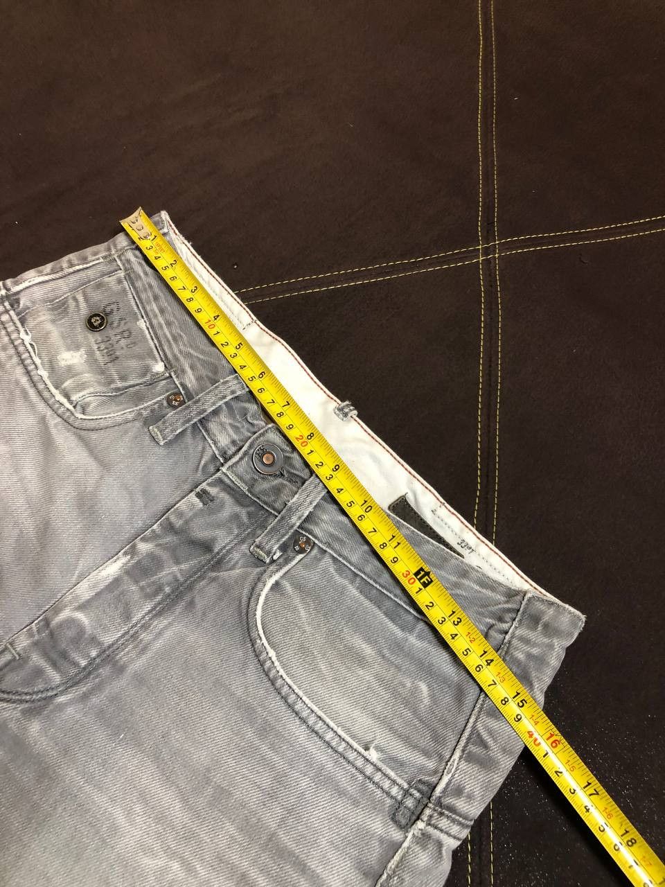 G-Star G-STAR RAW Denim Wash Gray Straight Jeans Size US 32 / EU 48 - 11 Thumbnail