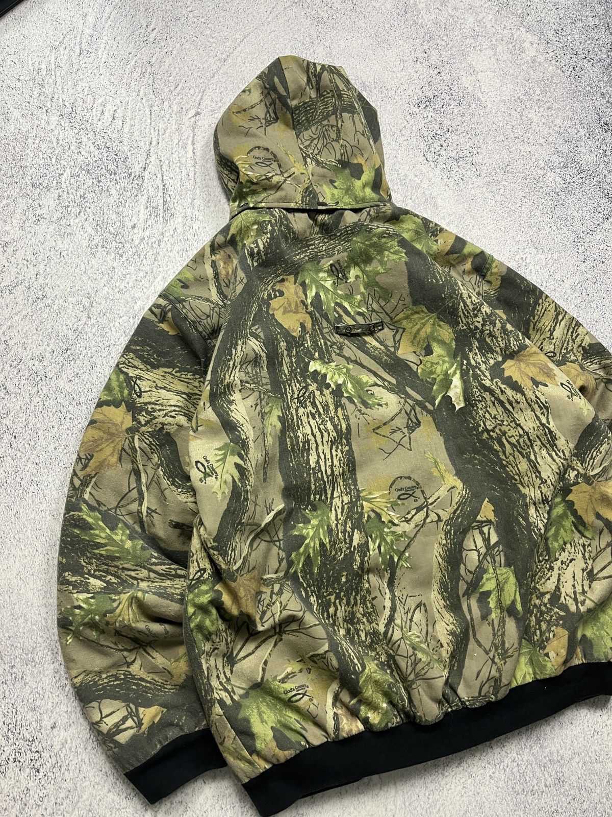 Realtree × Vintage Crazy Vintage Y2K Realtree Camo Hooded Jacket Carhartt Style Size US M / EU 48-50 / 2 - 16 Thumbnail
