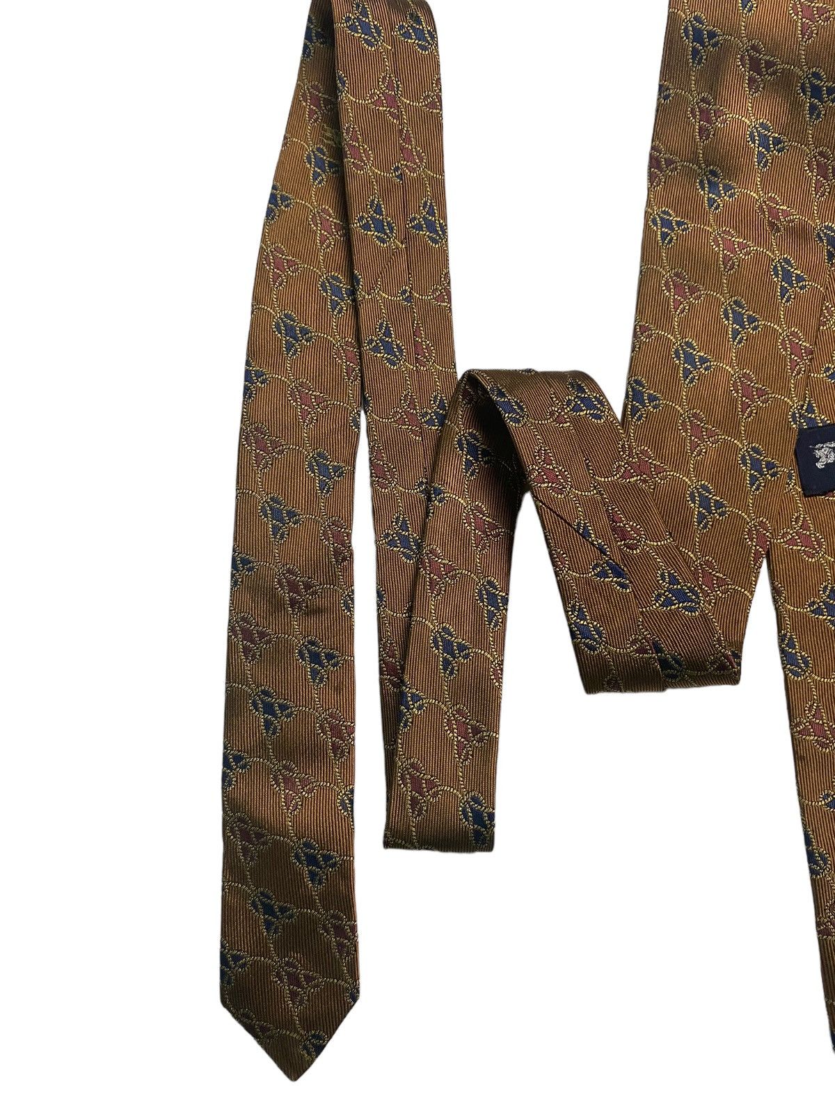 Burberry × Designer × Vintage 👍 Vintage Burberrys of London original authentic neck Ties Size ONE SIZE - 6 Thumbnail