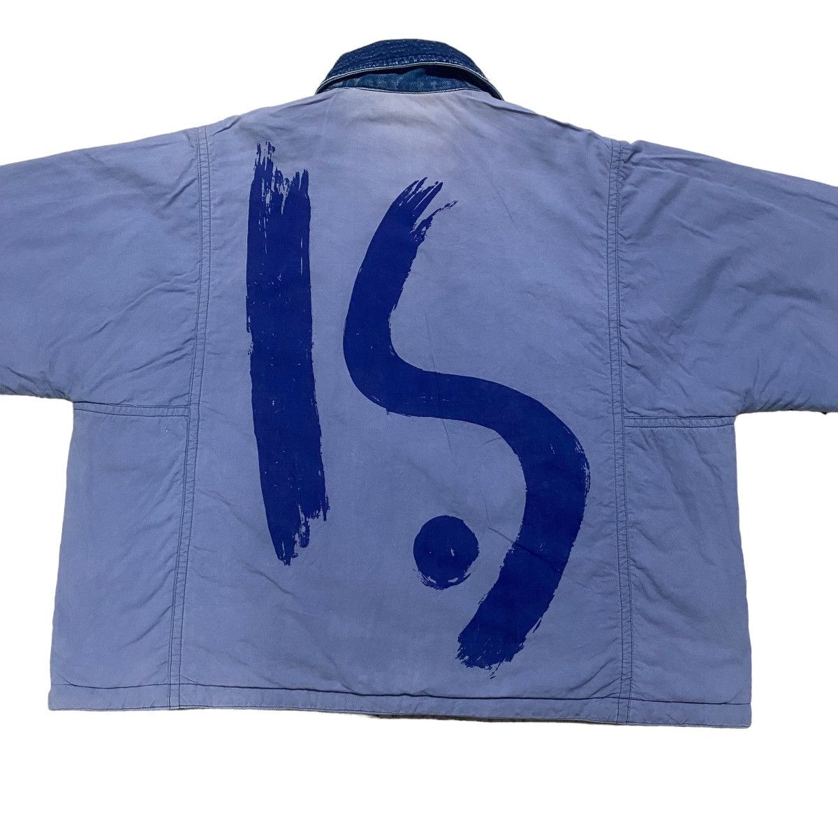 Issey Miyake 80s ISSEY MIYAKE Sashiko Kendo Denim Jacket Reversible Size US M / EU 48-50 / 2 - 16 Thumbnail