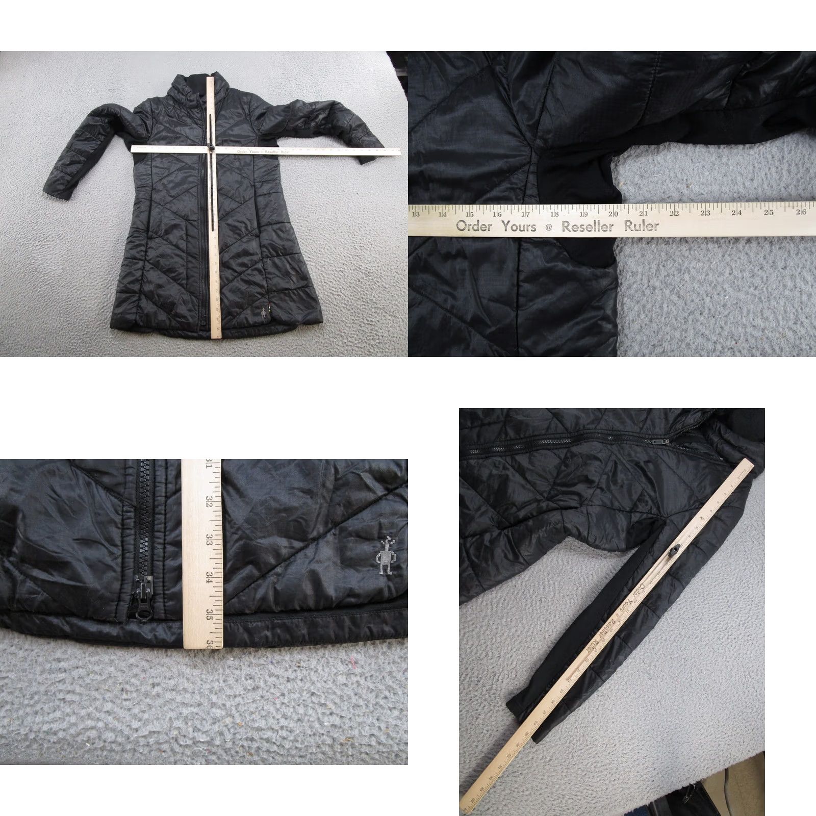 Smartwool SmartWool Jacket Women’s L Black Knit Puffer Insulated Lightweight Full Zip Quilted Logo Wool Blend Lining Casual Travel Outdoor 90s? Size L / US 10 / IT 46 - 8 Thumbnail