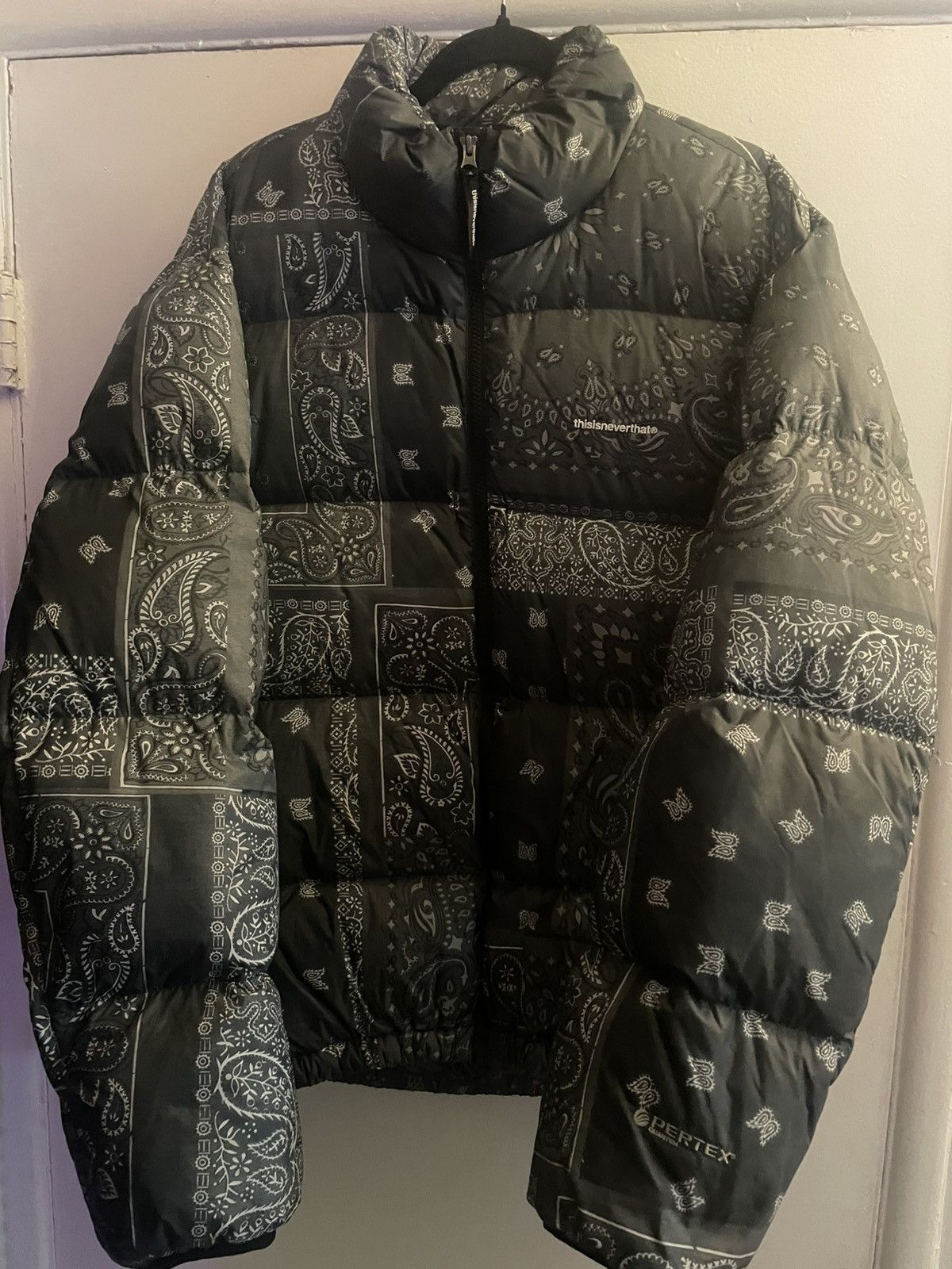 thisisneverthat thisisneverthat PERTEX down bandana black puffer jacket Size US XL / EU 56 / 4 - 1 Thumbnail