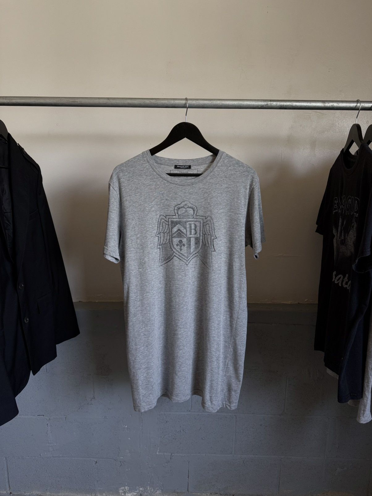 Balmain AW11 Crest Logo Tee - Christophe Decarnin Size US L / EU 52-54 / 3 - 2 Thumbnail