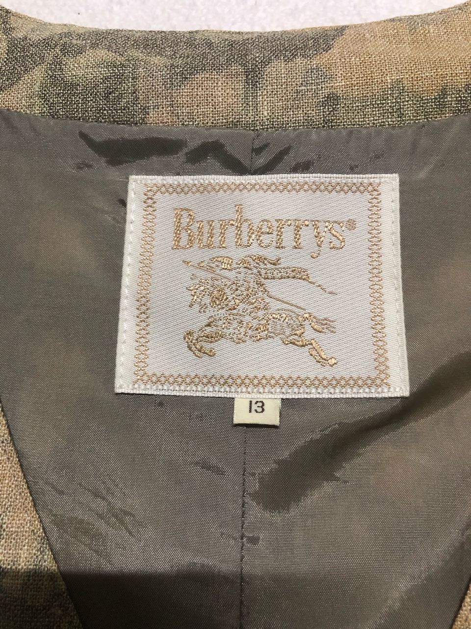 Burberry Vintage Burberrys Vest Florals Rare Design Made in Italy Size US M / EU 48-50 / 2 - 10 Thumbnail
