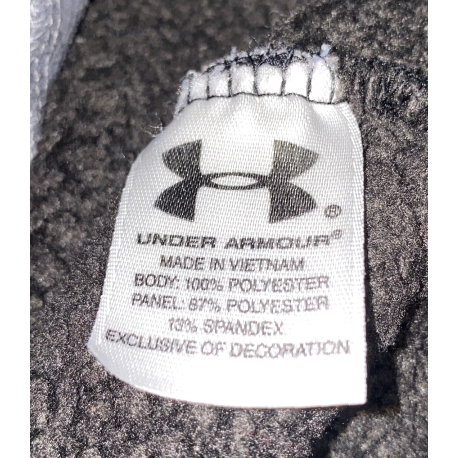 Under Armour Under Armour Jacket 1/2 Zip Mens L Black Gray Polyester Pullover Casual Regular Size Size US L / EU 52-54 / 3 - 6 Thumbnail