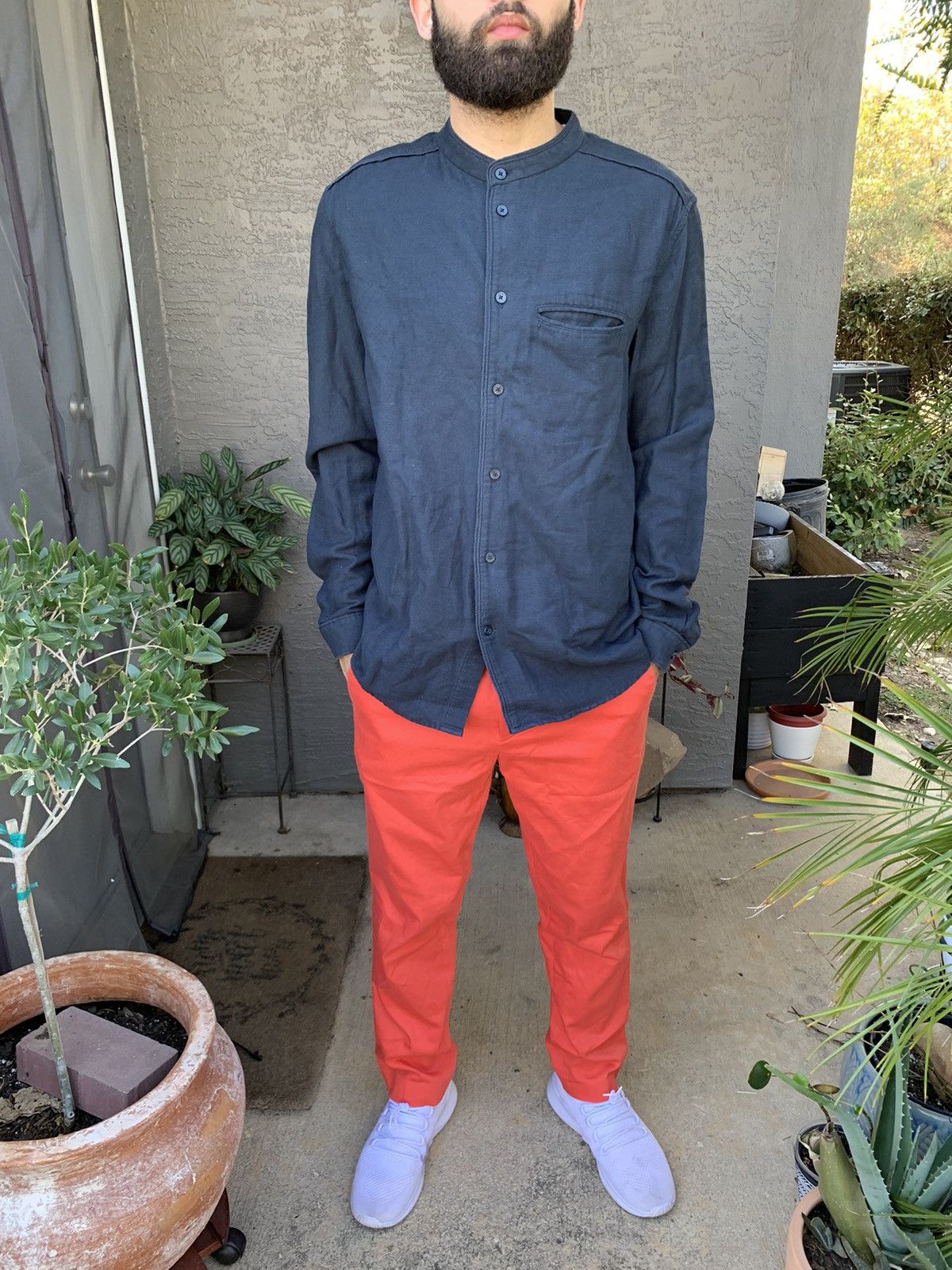 ByTheR Flat Front Trousers Size US 34 / EU 50 - 5 Thumbnail