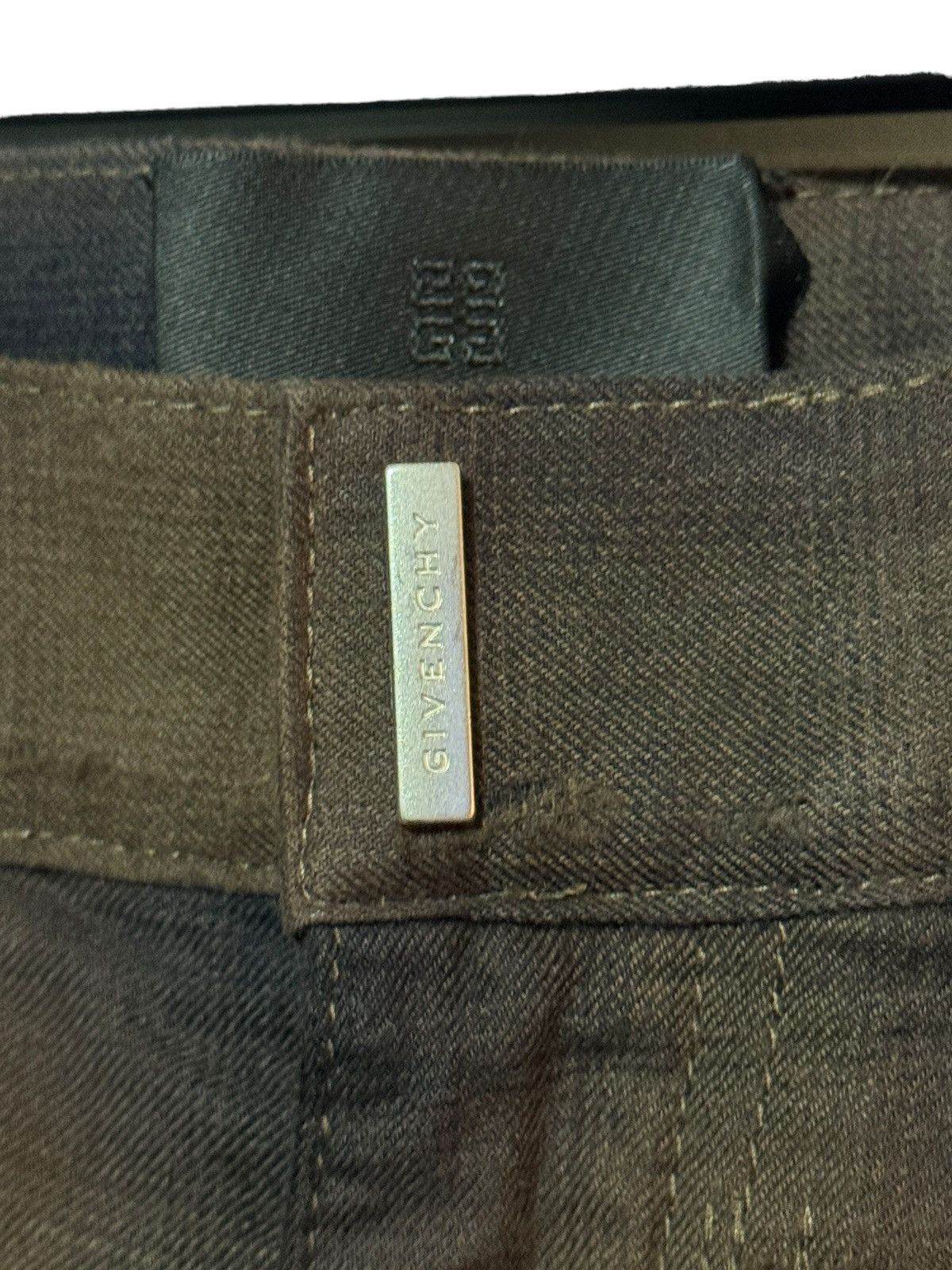 Givenchy SS22 Givenchy Boro Distress Checker Plaid Straight Leg Pants Size US 34 / EU 50 - 8 Thumbnail
