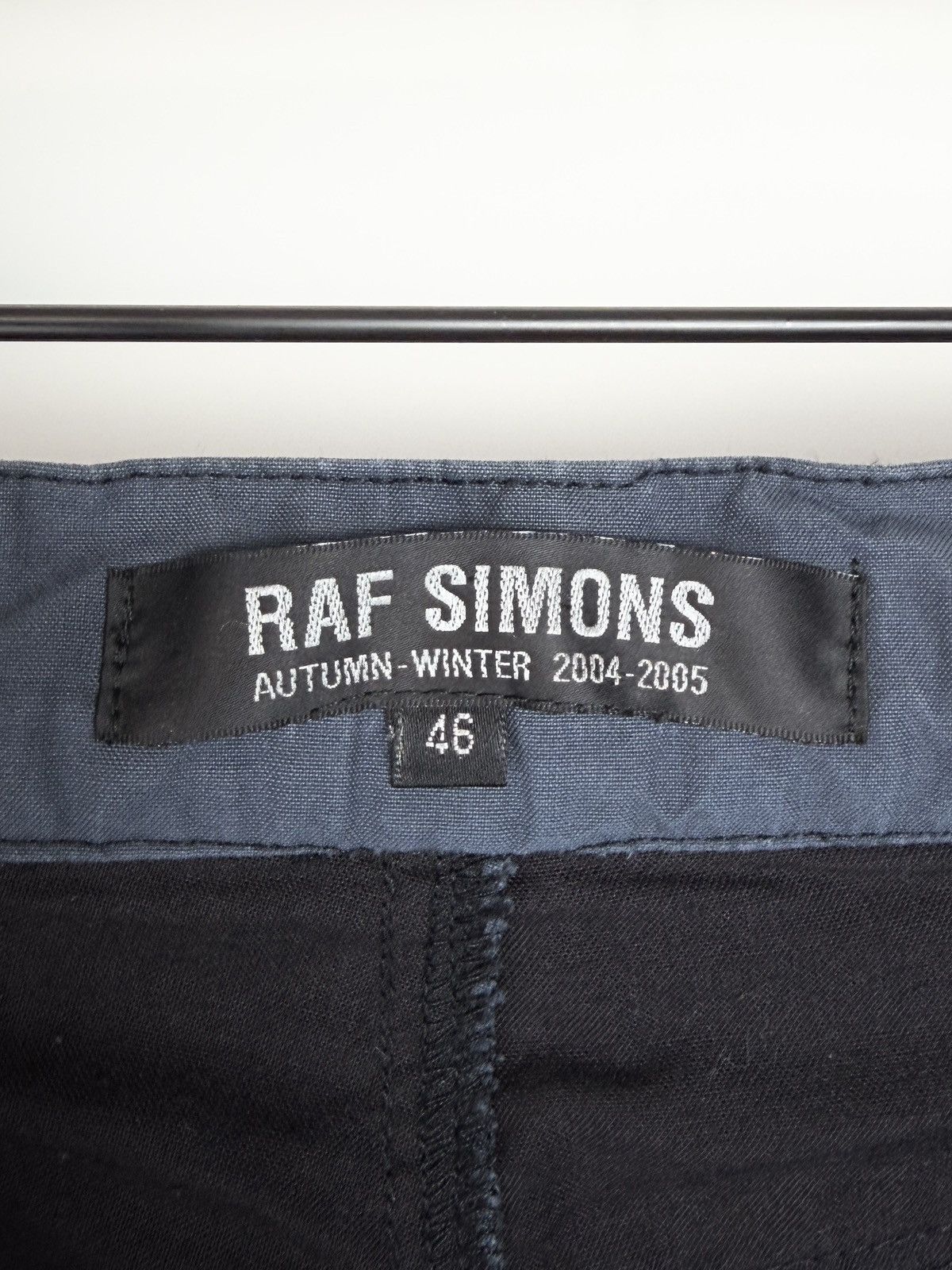 Raf Simons AW04 Raf Simons Waves Zippered Flight Trouser Pants Size US 30 / EU 46 - 6 Thumbnail