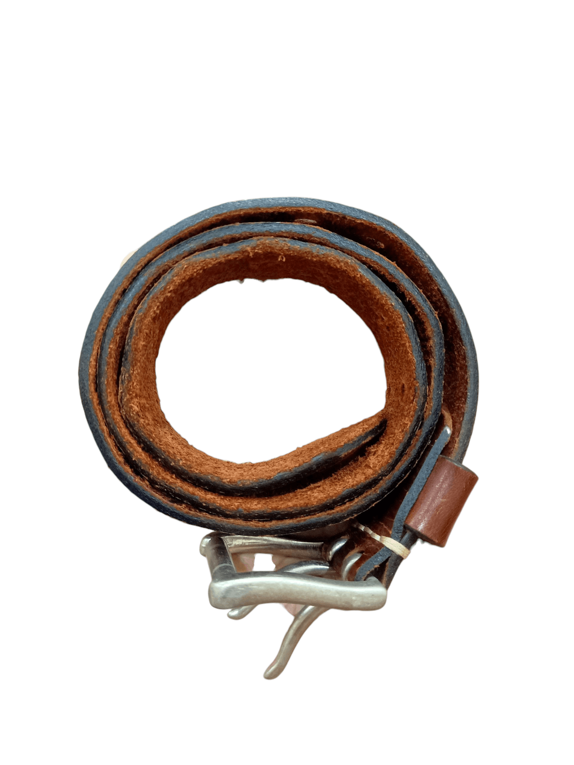 Studio D'Artisan Studio D'artisan Double Hole Leather Belt Size 34 - 5 Thumbnail