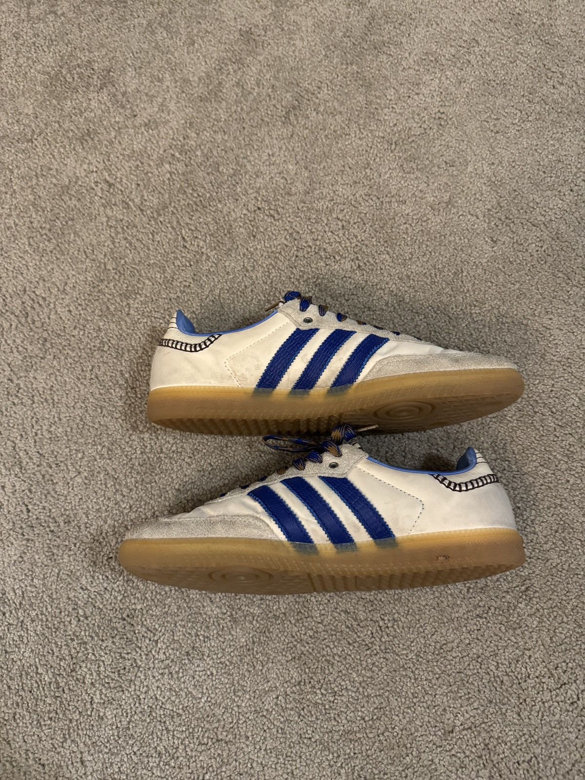 Adidas × Wales Bonner Adidas Samba x Wales Bonner Nylon Wonder Clay Royal Blue Size US 10 / EU 43 - 3 Thumbnail