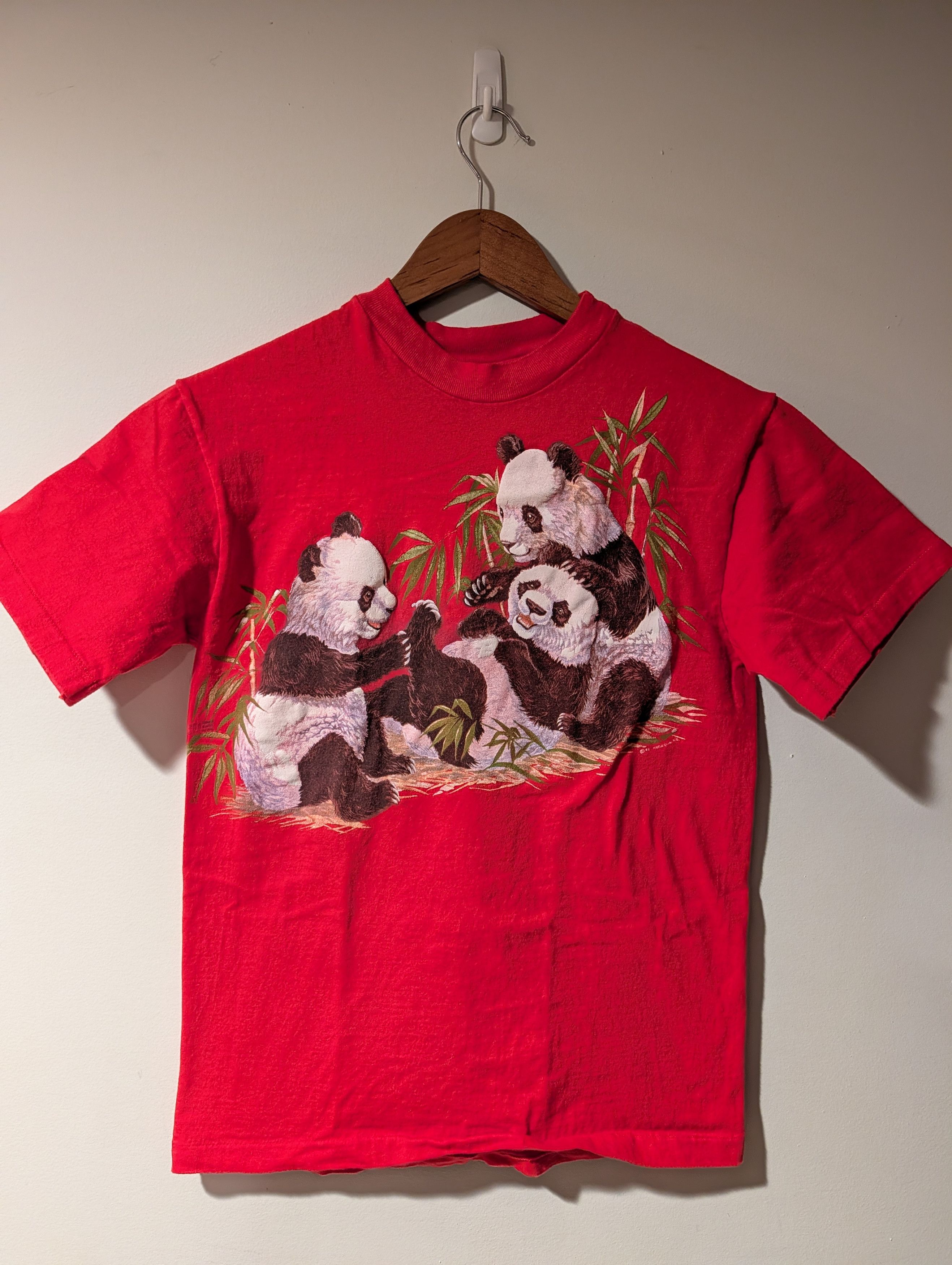 Arts & Science Vintage Panda T-shirt Giant Pandas Playing Small Vintage Size US S / EU 44-46 / 1 - 1 Thumbnail